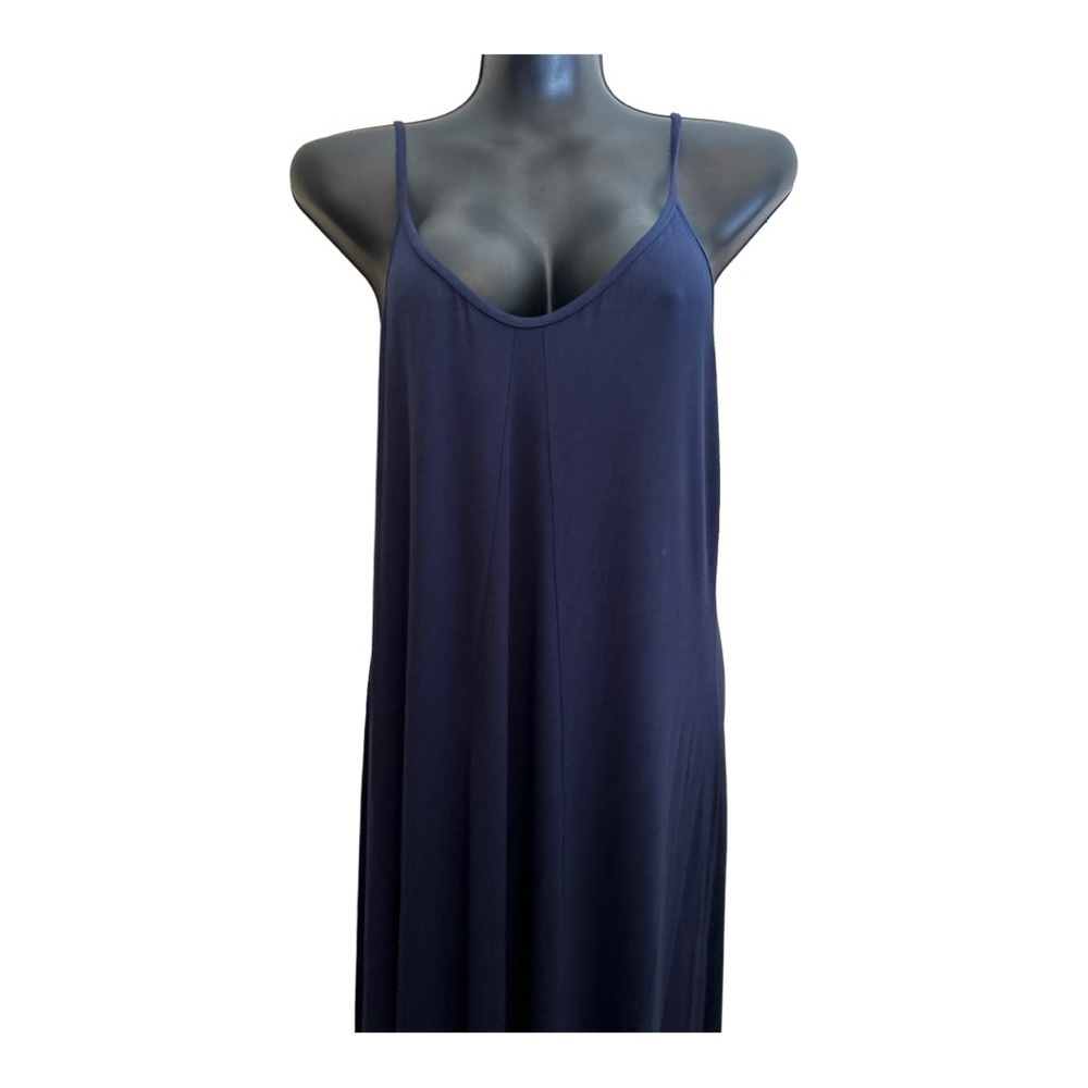 LOVEAPPELLA A-Line Maxi Dress in midnight - Picture 8 of 12